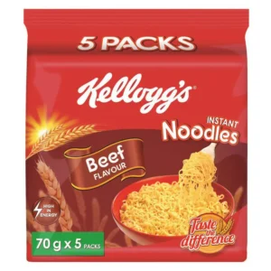 Kellogs Beef Instant Noodles Prepack (Pack of 5)